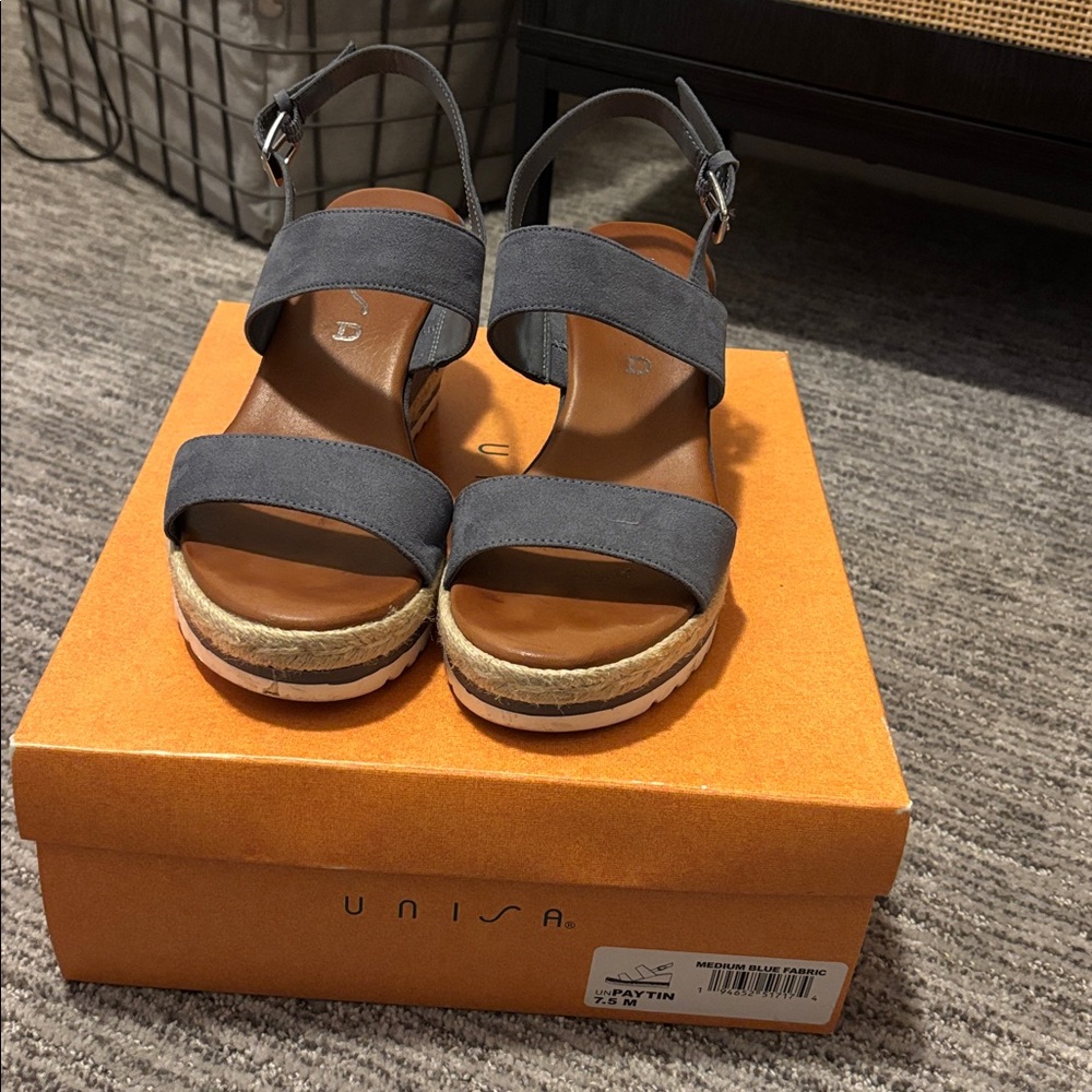 Unisa blue sandals
